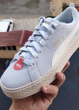 Женские кеды кроссовки puma smash platform sd (f26