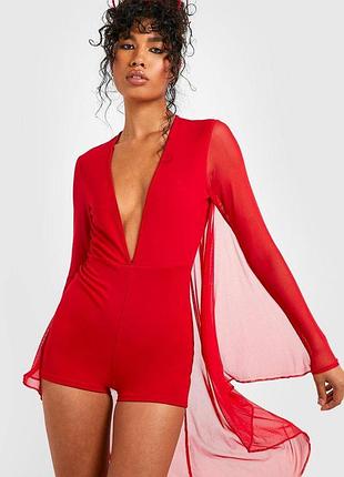 Ромпер червоний boohoo