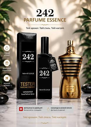 Тестер парфюма 242 по мотивам jean paul gaultier le male elixir ( жан поль готье линье элексир) 65 мл