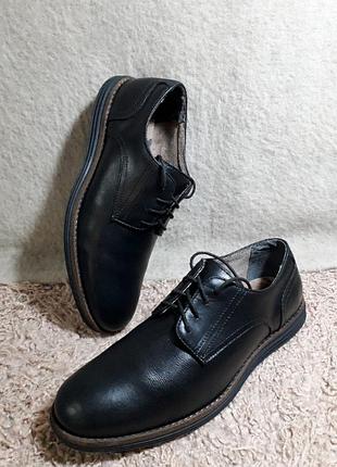Кожаные туфли river island, 43-44 размер