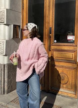 H&m, alpaca blend, подовжений светр з широкими рукавами, великий розмір