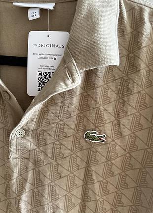 Lacoste поло мужское monogram