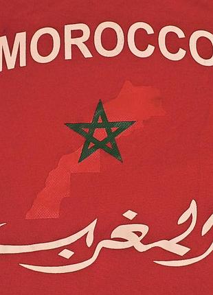 Morocco - фанатская спортивная футболка сб. марокко - l