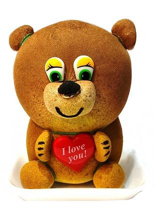 Трав'янчик ведмежатко i love you
