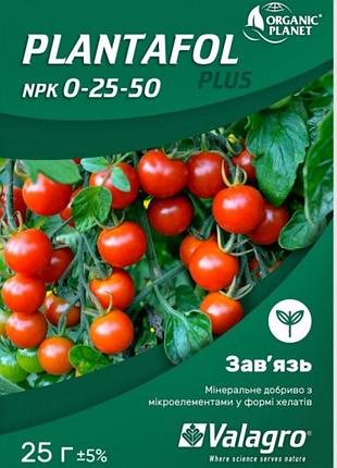 Удобрение плантафол завязь npk 0.25.50 25 г