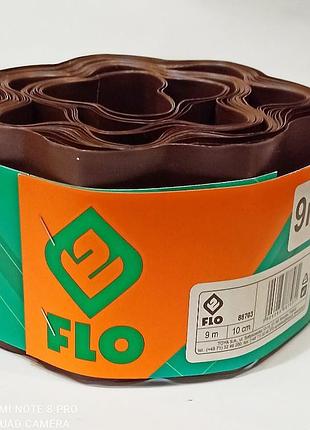 Бордюр садовый flo (фло)10 х 900 см, коричневый (88703)