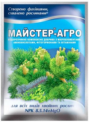 Удобрение мастер-агро для хвойных 25 г