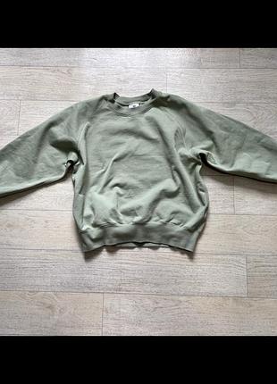 Жіночий світшот бренду h&m, оверсайз, колір шавлії