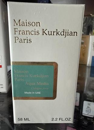Парфум в стилі aqua media cologne forte maison francis kurkdjian -аква медіа 60 мл -тестер