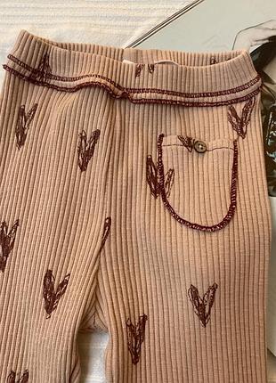 Лосіни в рубчик zara 3