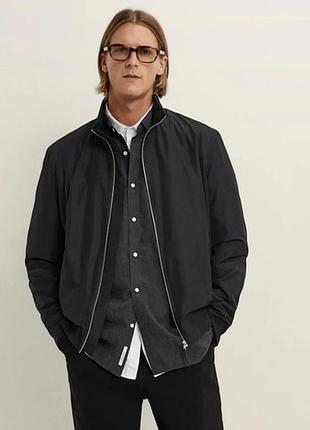 Куртка zara легка бомбер 19381 black