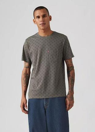 Футболка levis 193420 clover geo jet black