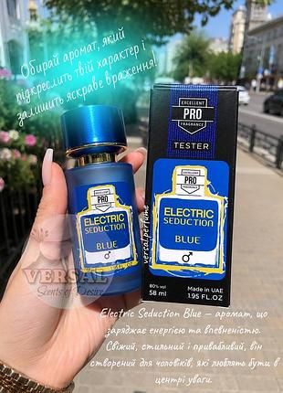 Мужской парфюм electric blue seduction