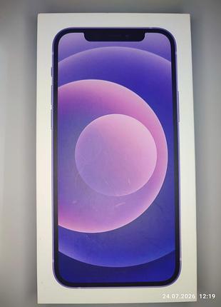 Коробка apple iphone 12, purple 128gb, a2403 mjnp3zd/a