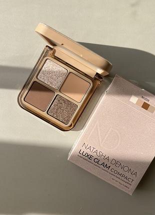 Natasha denona luxe glam compact quad eyeshadow palette палітра тіней