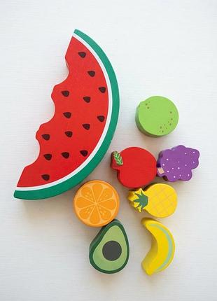 🌟 деревянный балансир / фрукты для малышей 🍉🍌