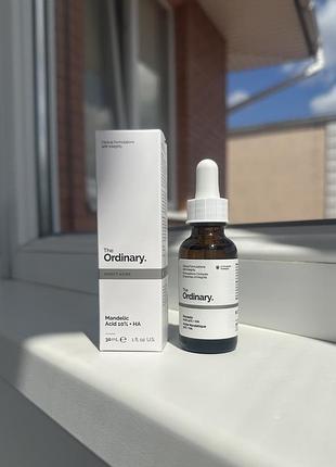 The ordinary mandelic acid 10% + ha ексфоліативна сироватка пілінг