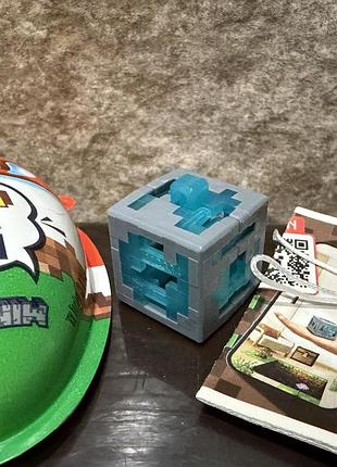 Kinder joy minecraft алмазный блок куб
