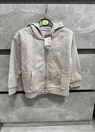Кофта на замку утеплена на флісі primark зіпка на замку