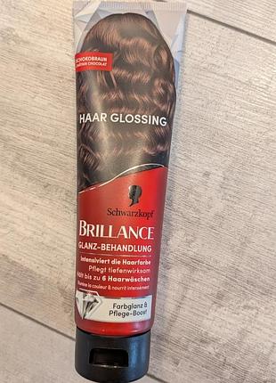 Тонирующий бальзам brillance hair gloss темный шоколад, 150 мл