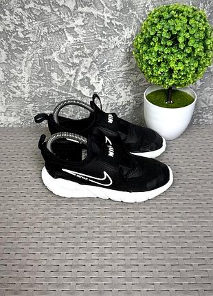 Nike flex runner кроссовки 31 размер детские беговые черные