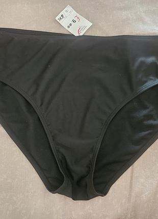 Плавки чорні базові великий розмір 5 xl