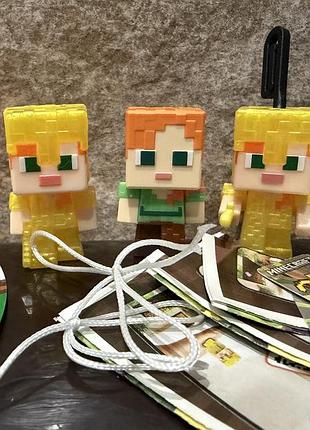 Kinder joy minecraft алекс фигурка