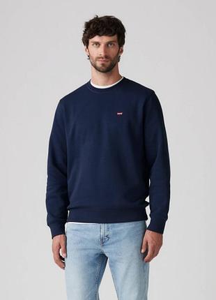 Кофта світшот levis 19467 navy blazer