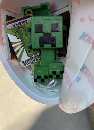 Фігурка kinder joy minecraft (кіндер джой майнкрафт) кріпер creeper