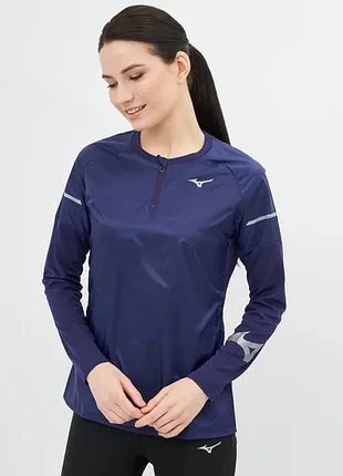 Жіноча бігова кофта mizuno hineri hybrid jacket (m) оригінал