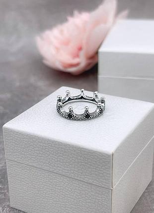 🔥серебряная кольца pandora корона
