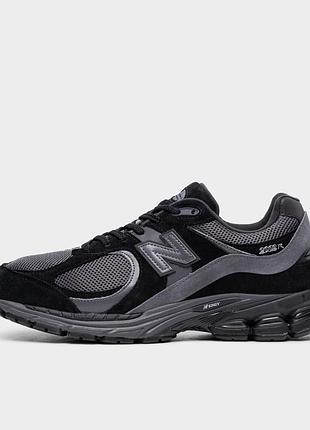 Оригінал! сша! чоловічі кросівки new balance 2002r black/grey m2002rbl у новому стані