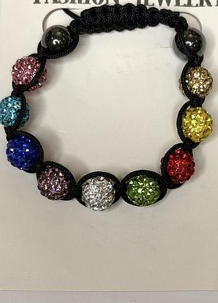 Браслет shamballa «rainbow crystals»