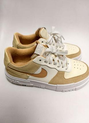 Женские кроссовки nike air force 1 pixel в расцветке "sail coconut milk