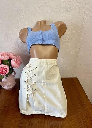 Стильна джинсова спідниця primark