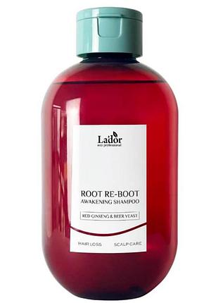 Шампунь lador root re-boot awakening shampoo red ginseng & beer yeast