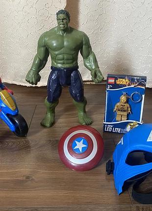 Іграшки marvel ,халк , людина павук 5