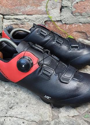 Велотуфли decathlon 500 xc р. 42, для горного велосипеда.
