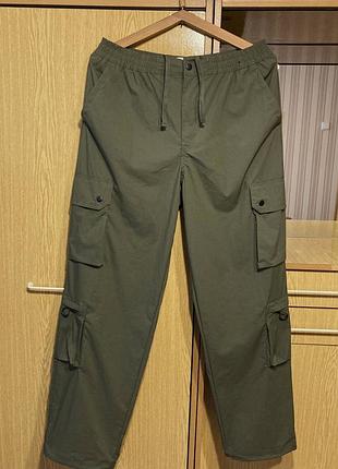 Штаны карго primark tech cargo pants relaxed fit.оригинал.
