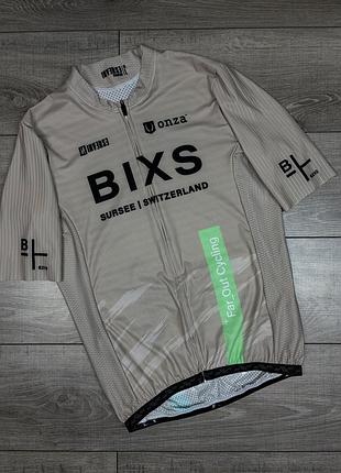 Фірмова велосипедна джерсі футболка bixs performance race team