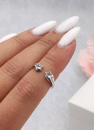 🔥серебряная кольца pandora Звездопад