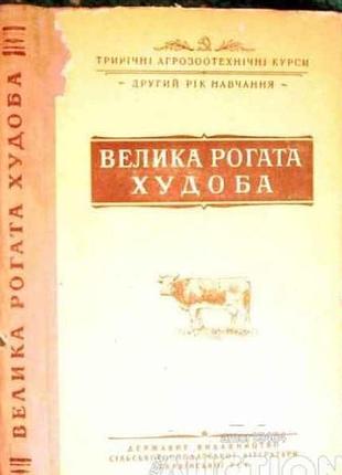 Велика рогата худоба.  о.яценко .  підручник.  к.держвидсільськгоспліт.-1951 р.334 с. твердий перепл
