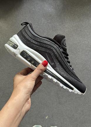 Кросівки nike air max 97 swarovski. матеріал натуральна шкіра, текстиль. топ якість, розмір 36-22,5 см