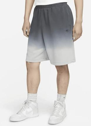 Шорты nike club dip dyed shorts dq4633- 070