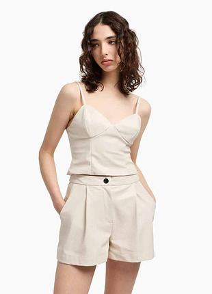 Жіночий топ armani exchange з екокож
