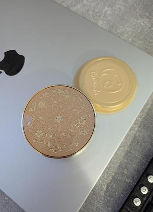 Компактна пудра для обличчя enough secret gold powdery uv pact, spf 50+ зі змінним блоком