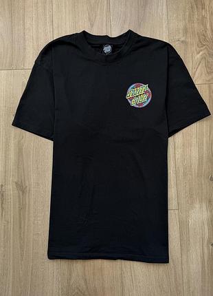 Футболка santa cruz double print roses logo t-shirt