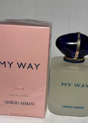 Парфумована вода giorgio armani my way floral  eau de parfum 90 ml.