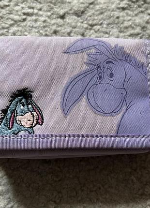 Текстильний гаманець дісней disney ніжно бузкового кольору