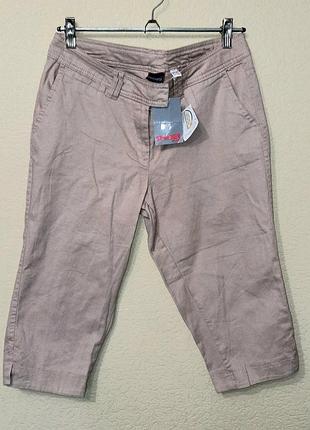 Суперові бриджі, капрі, бавовна 98%, esmara, германія, р.40 euro, наш 44-46, пісочний